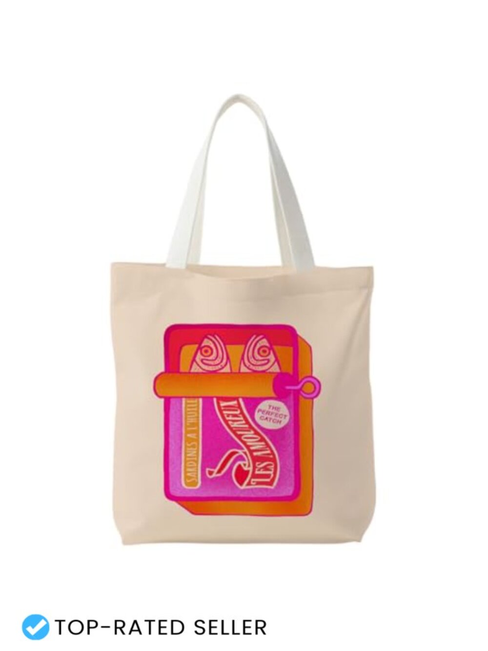 Summer Beach Canvas Tote Bag Reusable Grocery Shopping Shoulder Tote
